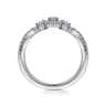 14K White Gold Matching Wedding Band - 0.3 ct