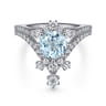 14K White Gold Matching Wedding Band - 0.3 ct