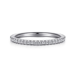 14K White Gold Matching Wedding Band