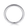 14K White Gold Matching Wedding Band - 0.21 ct