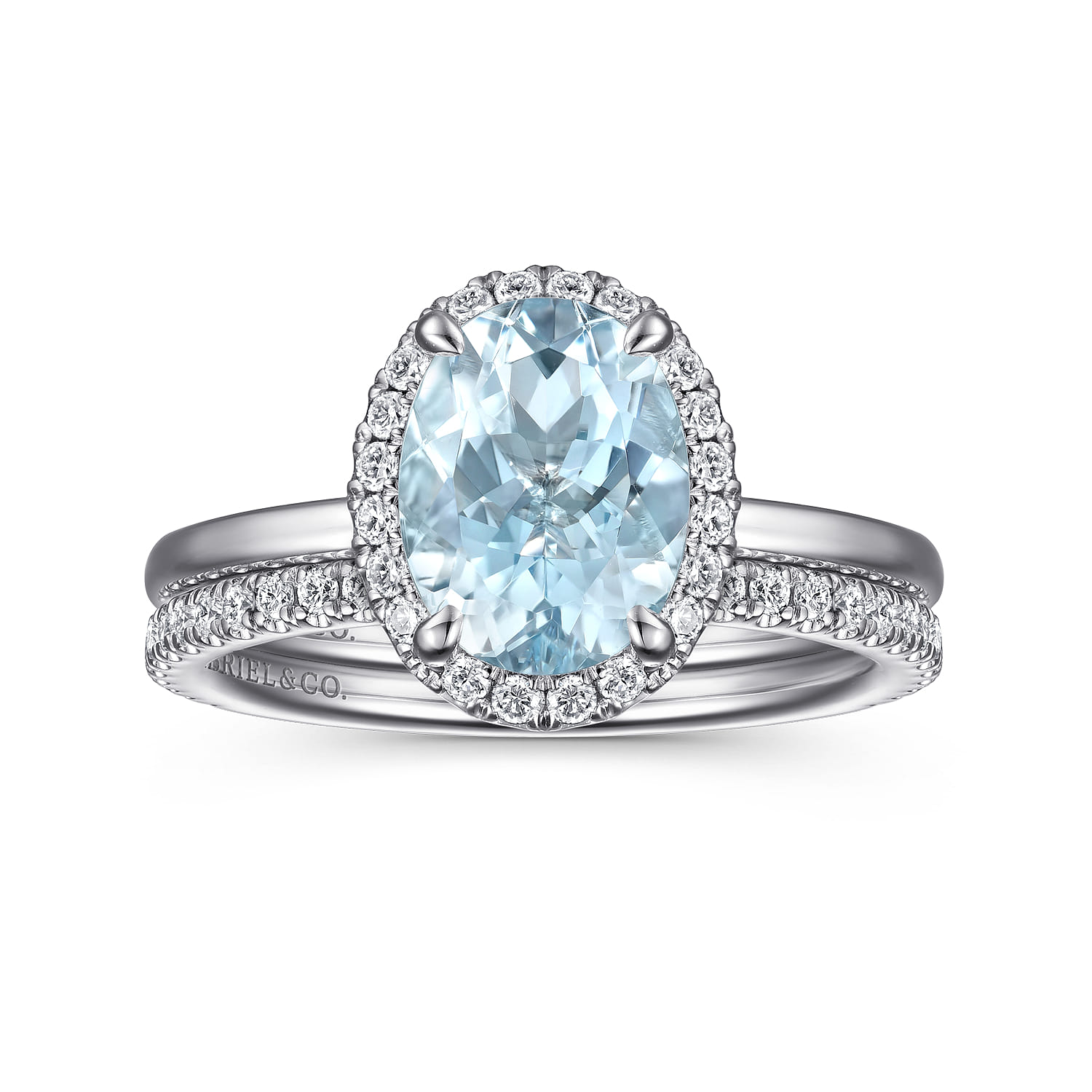 14K White Gold Matching Wedding Band - 0.21 ct - Shot 4