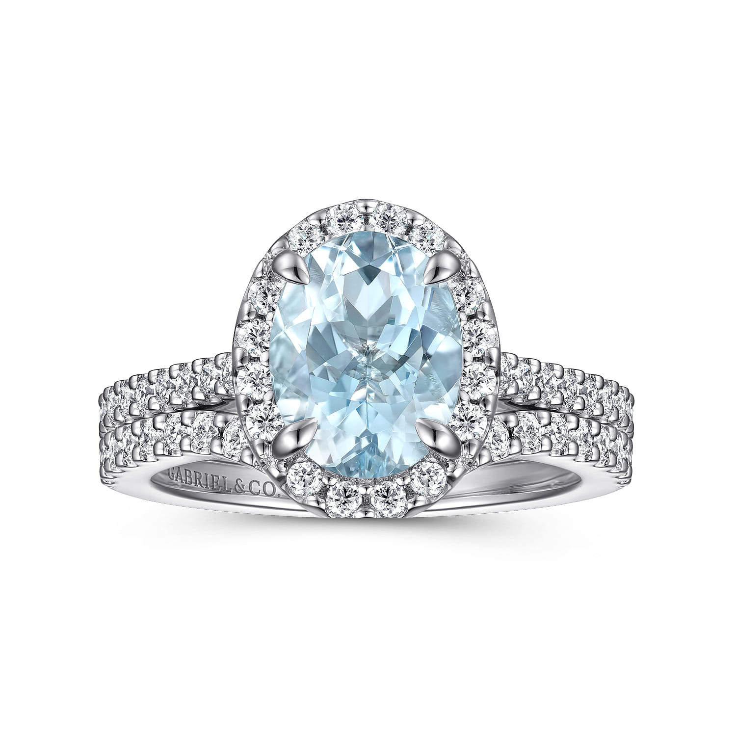 14K White Gold Matching Wedding Band - 0.23 ct - Shot 4
