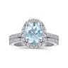 14K White Gold Matching Wedding Band - 0.23 ct