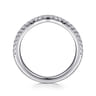 14K White Gold Matching Wedding Band - 0.23 ct