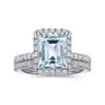 14K White Gold Matching Wedding Band - 0.23 ct