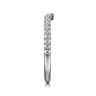 14K White Gold Matching Wedding Band - 0.23 ct