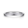 14K White Gold Matching Wedding Band - 0.14 ct
