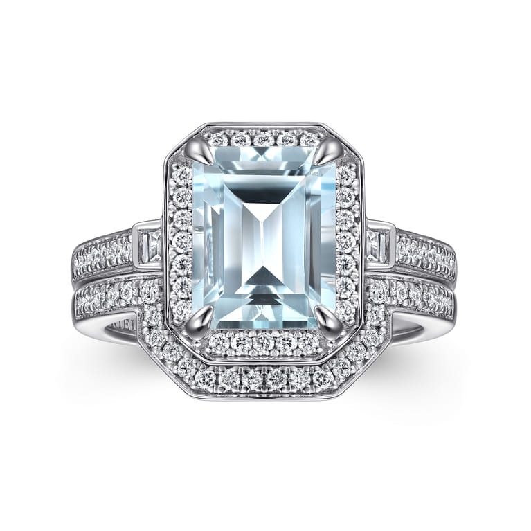 14K White Gold Matching Wedding Band - 0.13 ct - Shot 4