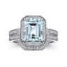 14K White Gold Matching Wedding Band - 0.13 ct