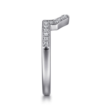 14K White Gold Matching Wedding Band