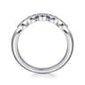 14K White Gold Matching Wedding Band - 0.03 ct