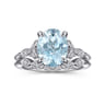 14K White Gold Matching Wedding Band - 0.03 ct