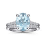 14K White Gold Matching Wedding Band - 0.25 ct