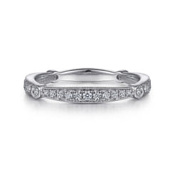 14K White Gold Matching Wedding Band