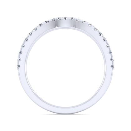 14K White Gold Matching Wedding Band