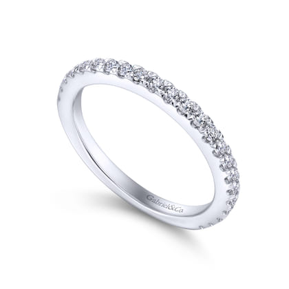 14K White Gold  Matching Wedding Band