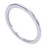 14K White Gold Matching Wedding Band