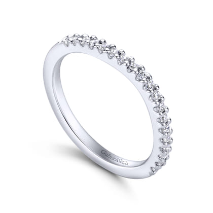 14K White Gold  Matching Wedding Band