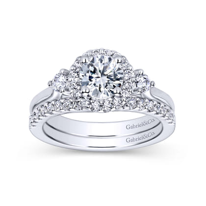 14K White Gold  Matching Wedding Band