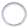 14K White Gold  Matching Wedding Band - 0.39 ct
