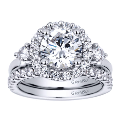 14K White Gold  Matching Wedding Band