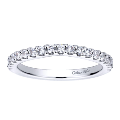 14K White Gold  Matching Wedding Band