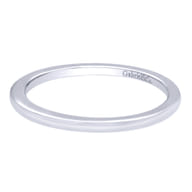 14K White Gold Matching Wedding Band