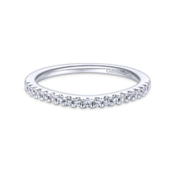 14K White Gold  Matching Wedding Band