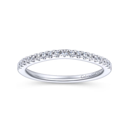 14K White Gold  Matching Wedding Band