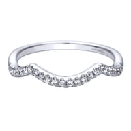 14K White Gold  Matching Wedding Band