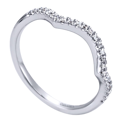 14K White Gold  Matching Wedding Band