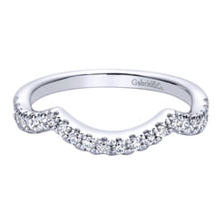 14K White Gold  Matching Wedding Band