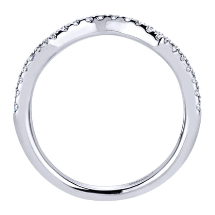 14K White Gold  Matching Wedding Band