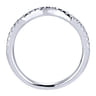 14K White Gold  Matching Wedding Band - 0.28 ct