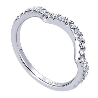 14K White Gold  Matching Wedding Band