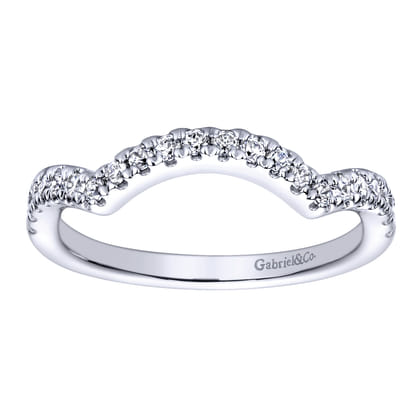 14K White Gold  Matching Wedding Band