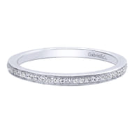 14K White Gold  Matching Wedding Band