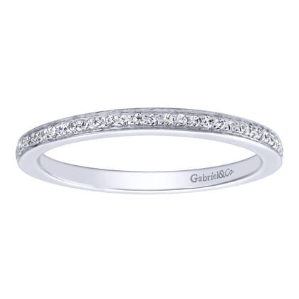 14K White Gold  Matching Wedding Band