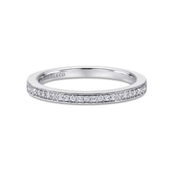 14K White Gold  Matching Wedding Band