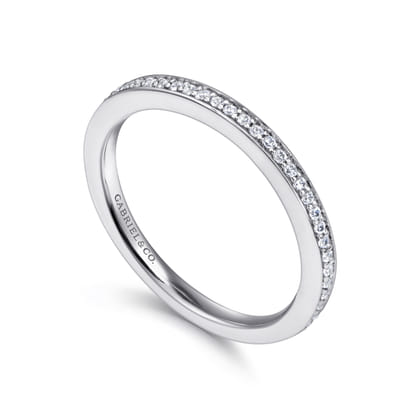 14K White Gold  Matching Wedding Band