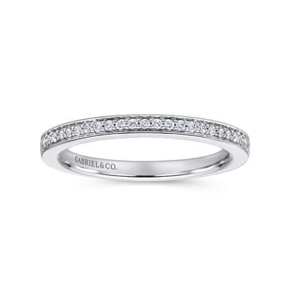 14K White Gold  Matching Wedding Band