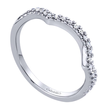14K White Gold  Matching Wedding Band