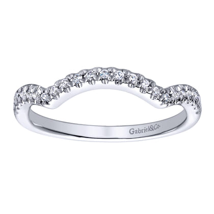 14K White Gold  Matching Wedding Band