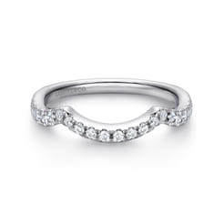 14K White Gold  Matching Wedding Band