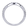 14K White Gold  Matching Wedding Band - 0.28 ct