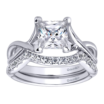 14K White Gold  Matching Wedding Band
