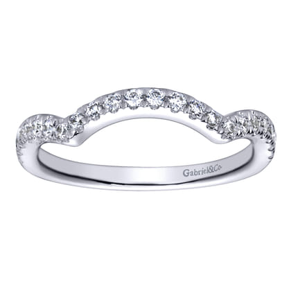 14K White Gold  Matching Wedding Band
