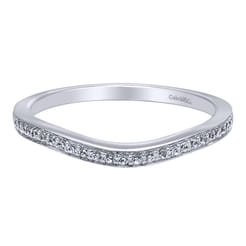 14K White Gold  Matching Wedding Band