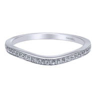 14K White Gold  Matching Wedding Band