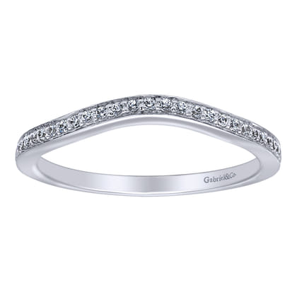 14K White Gold  Matching Wedding Band
